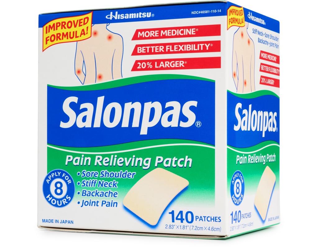 salonpas pain relieving patch directions
